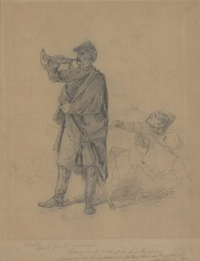 Reveille by John R. Chapin, 1860-1865 — digital art print download