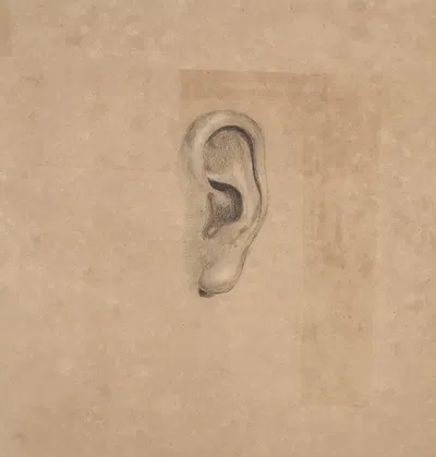 Ear study, no. 2 by Richard Sanger Smith, 1840 — digital art print download