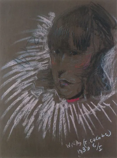 Portrait of Kazimiera Alberti by Станислав Игнацы Виткевич, 1930 — digital art print download