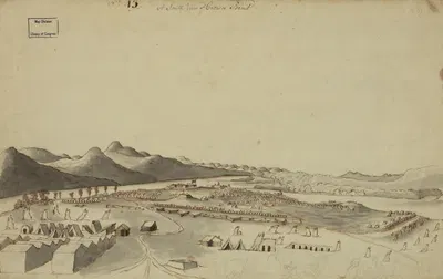 A south view of Crown Point by Thomas Davies, 1760 — digital art print download