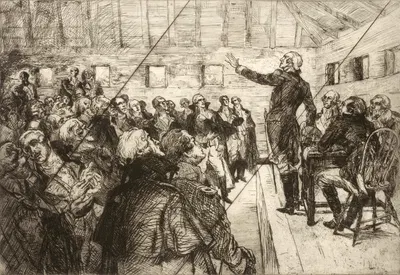 Washington Prevents a Military Dictatorship by Albert Sterner — digital art print download