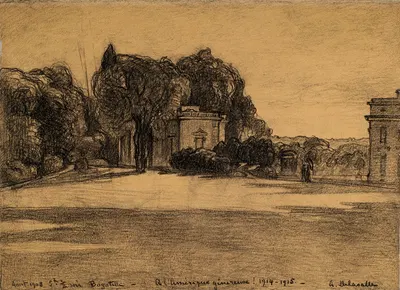 Landscape by Анжель Деласаль, 1914-1915 — digital art print download