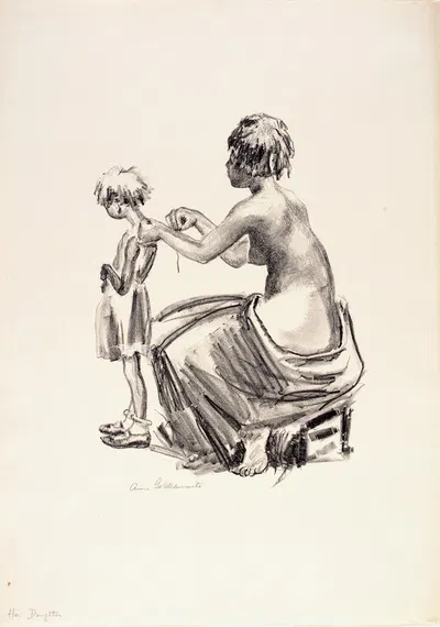 Her Daughter by Анна Голдтуэйт — digital art print download