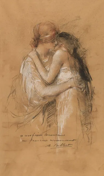 Greeting by Антуан Кальбе — digital art print download