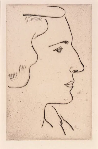 Profile by Аршил Горки, 1928 — digital art print download