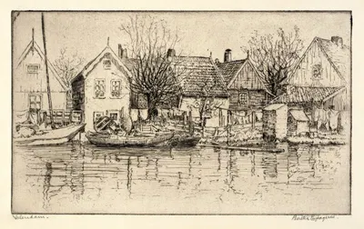Volendam by Bertha Jaques — digital art print download