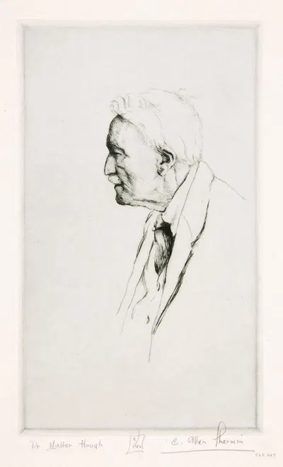 Dr. Walter Hough by C. Allen Sherwin — digital art print download