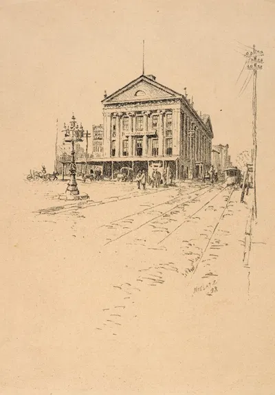 Холл Клинтона by Шарль Фредерик Уильям Мелятц, 1898 — digital art print download