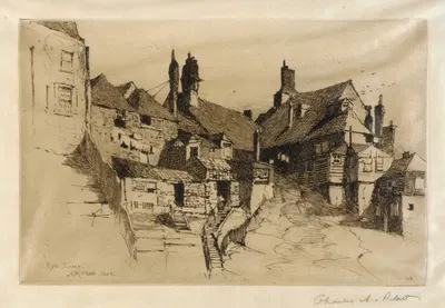 Rye, Sussex, England by Чарльз Адамс Платт, 1884 — digital art print download