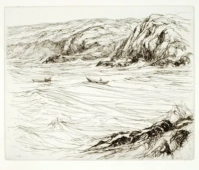 Tide Rip by Чарльз Херберт Вудбери — digital art print download