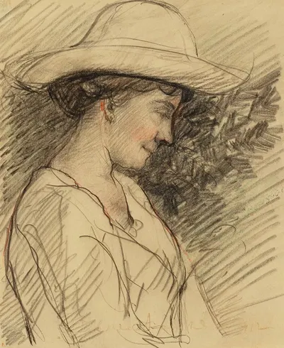 Aileen at Asolo by Дональд Шоу МаКлафлан — digital art print download