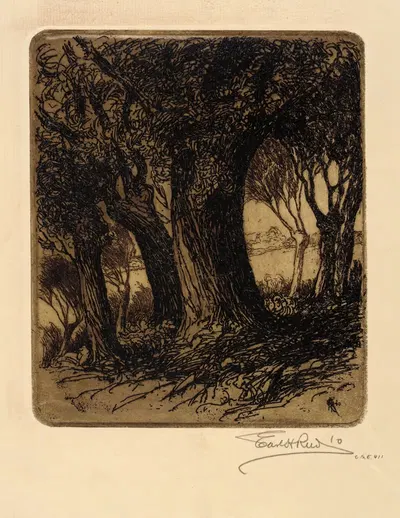 Леса by Эрл Хауэлл Рид, 1910 — digital art print download
