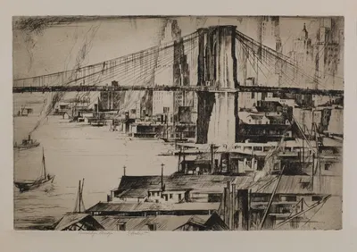 Brooklyn Bridge by Эрл Хортер — digital art print download