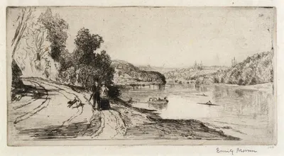 Belmont on the Schuylkill by Emily Kelley Moran — digital art print download