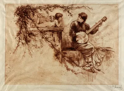 A Symphony, Nineteenth Century by Фредерик Стюарт Чёрч, 1884 — digital art print download