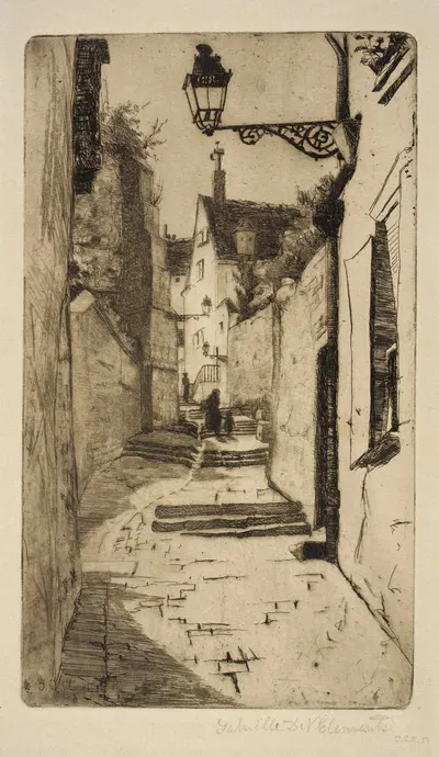 The Way of St. Francis, Chartres by Gabrielle de Veaux Clements, 1885 — digital art print download