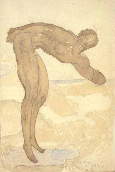 The Leap of the Soul by Джордж Грей Барнард, 1921 — digital art print download