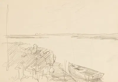 Sailboat by Говард Рассел Батлер — digital art print download