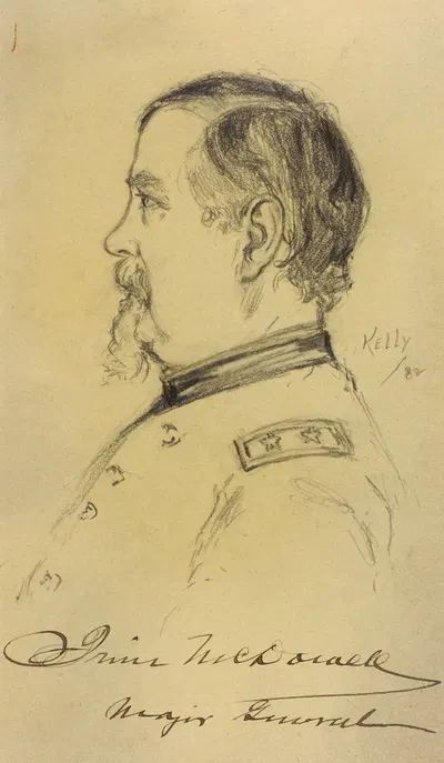 Major General Irvin McDowell by James Edward Kelly, 1882 — digital art print download