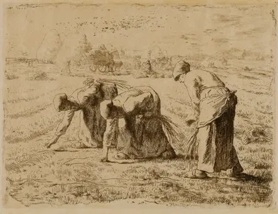 The Gleaners by Жан-Франсуа Миле — digital art print download