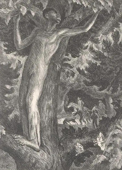 The Fugitive by Джон Стюарт Керри, 1935 — digital art print download