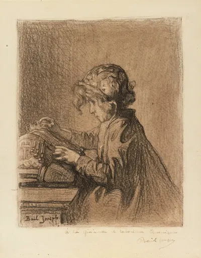Lace Making by Joseph Bail — digital art print download