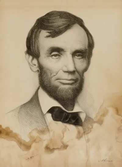 Abraham Lincoln by Джозеф Де Кэмп — digital art print download