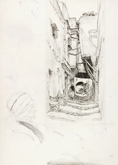 Steps and Doorways, Algiers by Kerr Eby — digital art print download