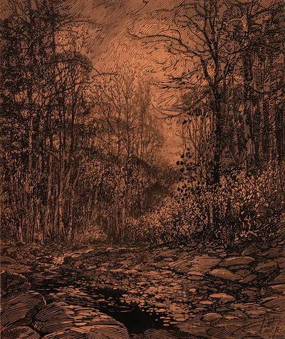 Spring Brook, Rock Creek Park by Macowin Tuttle — digital art print download