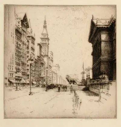 Grant Park by Отто Дж. Шнайдер — digital art print download