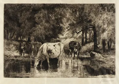 The Pool by Питер Моран — digital art print download