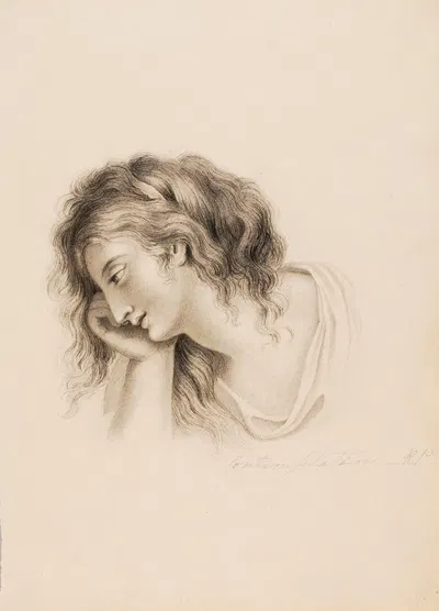 Contemplation by Рембрандт Пил — digital art print download