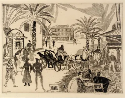 Sfax, Tunis by Томас Хэндфорт — digital art print download