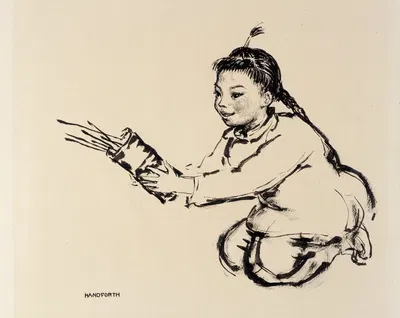 Chinese Girl by Thomas Handforth — digital art print download