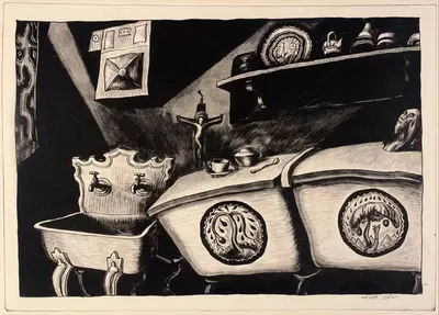 Wash Tubs by Wanda Gág, 1927 — digital art print download