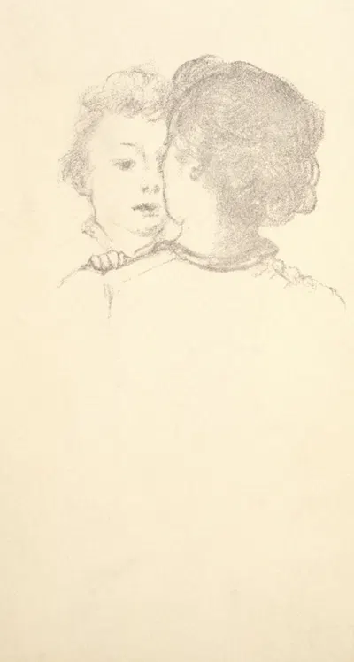Rab (facing a woman) by Артур Боун Дэвис, 1896 — digital art print download