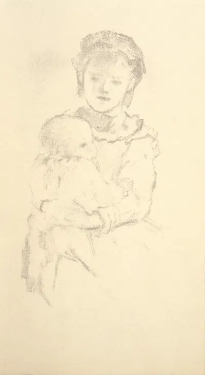 Rossie and Rab by Артур Боун Дэвис, 1896 — digital art print download
