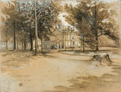 Кливден by Эрнест Пейзотто, 1897 — digital art print download