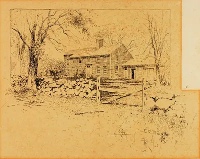 Загородный дом by Эрнест Пейзотто, 1897 — digital art print download
