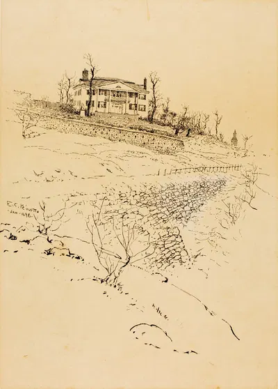 Особняк Жумель, Нью-Йорк by Эрнест Пейзотто, 1898 — digital art print download