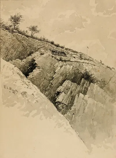 Могила Монтгомери by Эрнест Пейзотто, 1897 — digital art print download