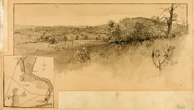 Долина Форд by Эрнест Пейзотто, 1897 — digital art print download