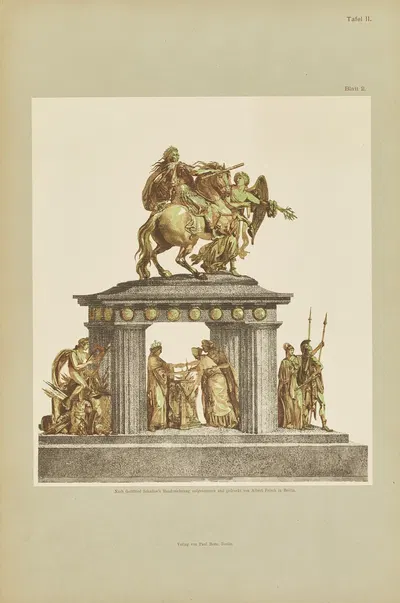 Handzeichnungen von Gottfried Schadow Pl.02 by Иоганн Готфрид Шадов, 1886 — digital art print download