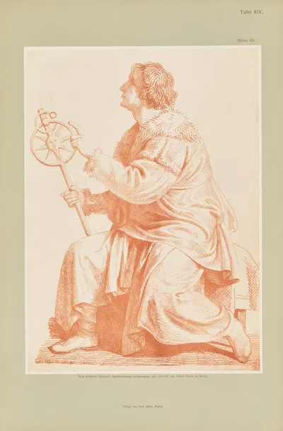 Handzeichnungen von Gottfried Schadow Pl.14 by Иоганн Готфрид Шадов, 1886 — digital art print download
