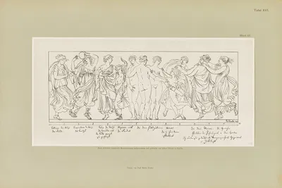 Handzeichnungen von Gottfried Schadow Pl.16 by Иоганн Готфрид Шадов, 1886 — digital art print download