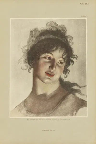 Handzeichnungen von Gottfried Schadow Pl.26 by Иоганн Готфрид Шадов, 1886 — digital art print download