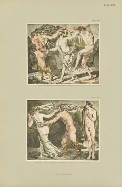 Handzeichnungen von Gottfried Schadow Pl.29 by Иоганн Готфрид Шадов, 1886 — digital art print download