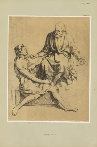 Handzeichnungen von Gottfried Schadow Pl.32 by Иоганн Готфрид Шадов, 1886 — digital art print download