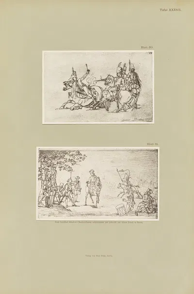 Handzeichnungen von Gottfried Schadow Pl.37 by Иоганн Готфрид Шадов, 1886 — digital art print download