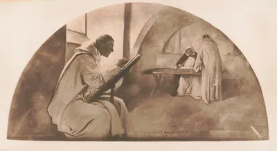 The manuscript book by Джон Уайт Александер, 1896 — digital art print download